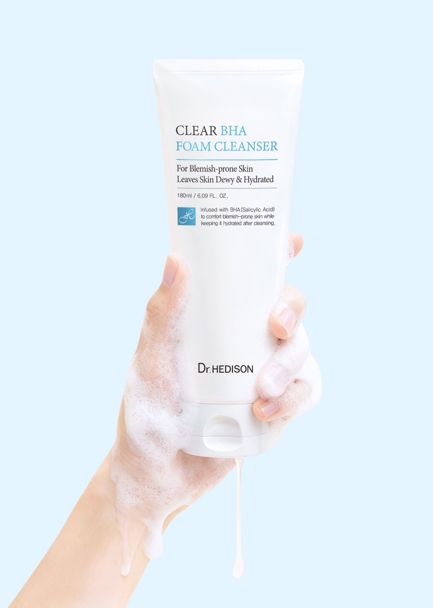 Hedison Clear BHA Foam Cleanser